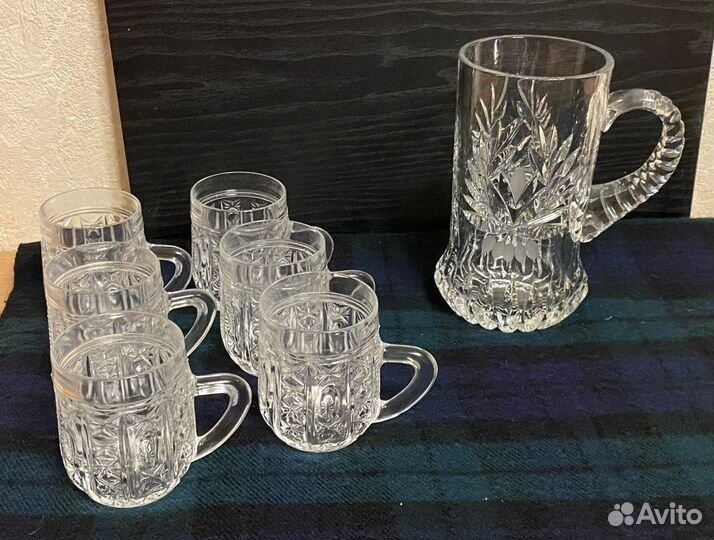 Рюмки и кружки хрусталь СССР