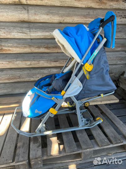 Коляска санки