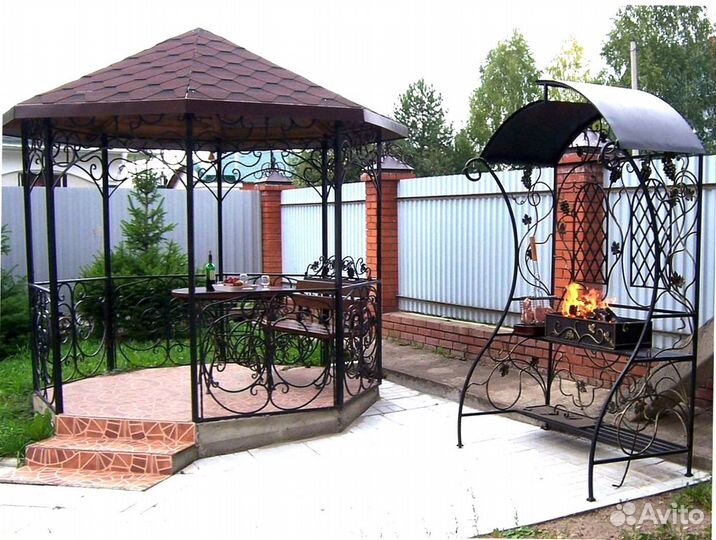 Мангал С печкой под казан