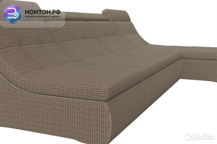 Диван угловой дельфин Холидей люкс корфу коричневы