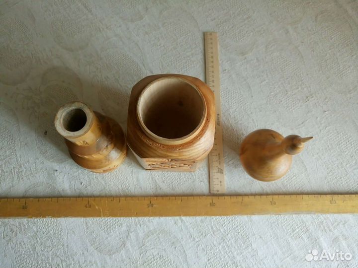 Бутылочница-матрёшка из дерева