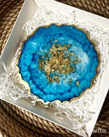 Подстаканник из эпоксидной смолы