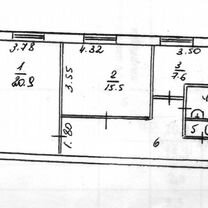 2-к. квартира, 61,6 м², 2/2 эт.