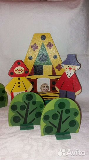 Игровой настольный театр сказка колобок СССР