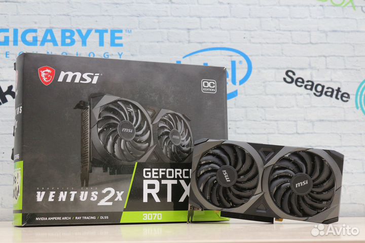 Видеокарта MSI RTX 3070 Ventus 2X OC 8GB Чек днс