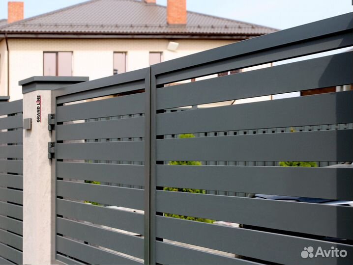 Забор жалюзи. Изготовление / Монтаж под ключ