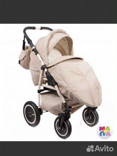 Коляска 2 в 1 эко кожа