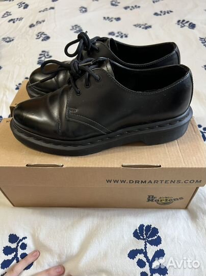 Ботинки Dr.Martens mono black 1461 37 размер