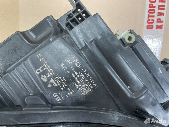 Фара правая Audi A6 C8 4K0941040