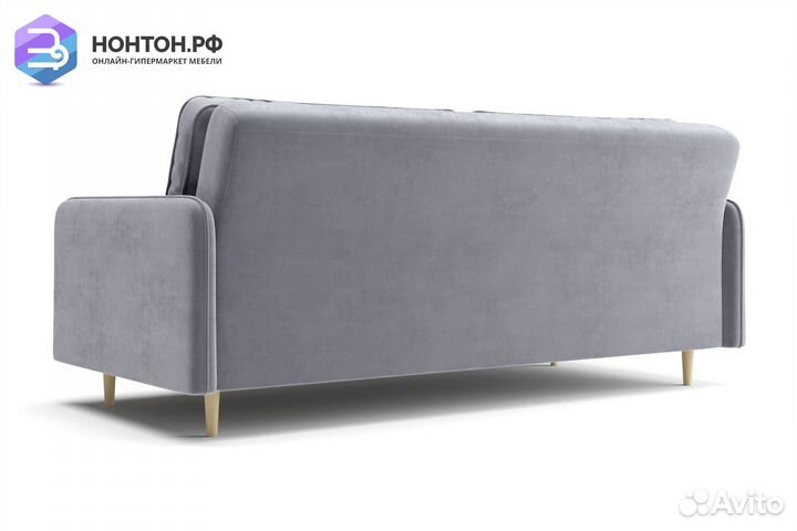 Диван книжка Эстет серый