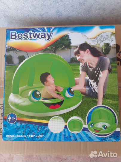 Новый бассейн с навесом Bestwey