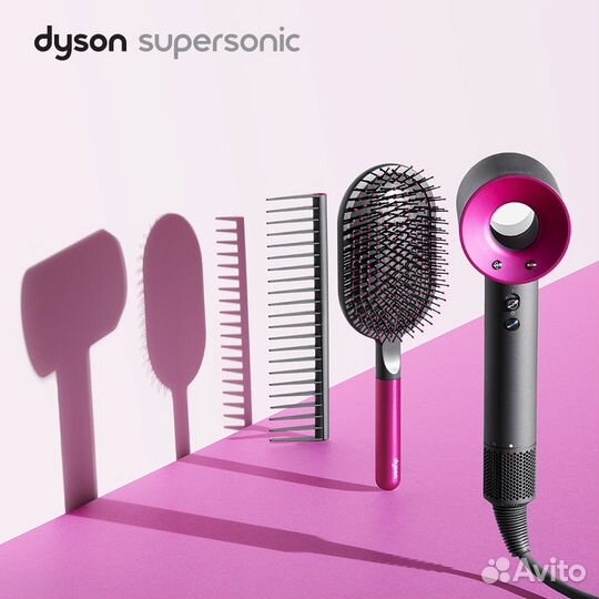 Фен dyson hd08 + комплект расчесок дайсон 2 шт