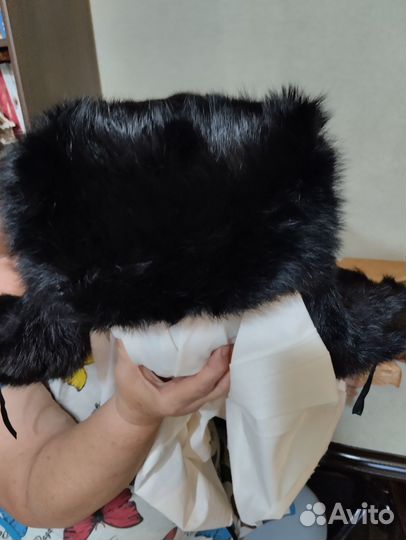 Продам мужскую шапку из кролика