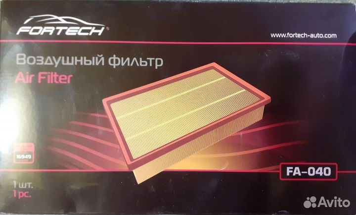 Воздушный фильтр Fortech FA-040