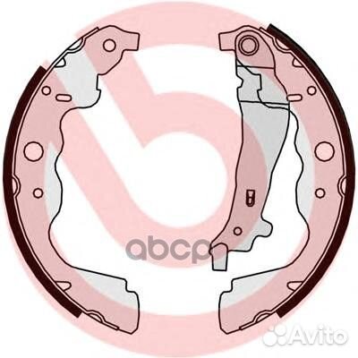 Колодки тормозные барабанные зад S68546