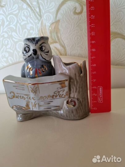 Статуэтка карандашница сова