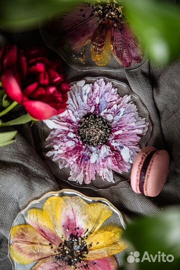 Подстаканники и подносы из эпоксидной смолы