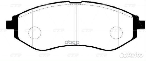 Ckkd-11 Колодки тормозные дисковые перед