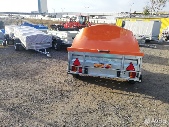 Прицеп легковой Автос с пластиковой крышкой