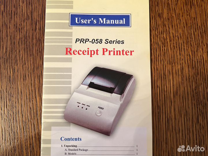 Принтер чеков PRP-058 по 2 LTP