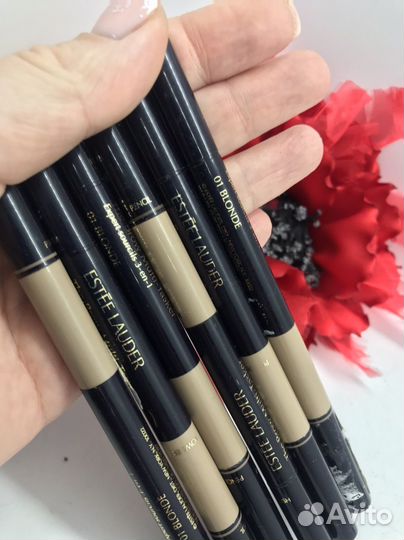 Карандаш для бровей блонд estee lauder 3в1