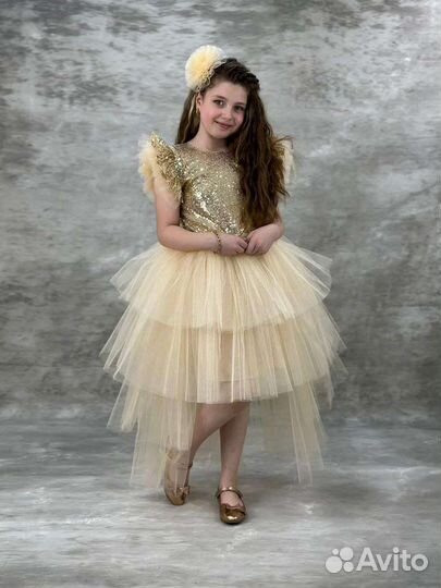 Платье для девочки Zara на выпускной, праздничное
