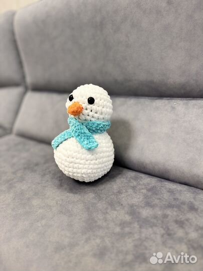 Снеговик мягкая игрушка