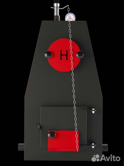 Твердотопливный котёл 65 квт