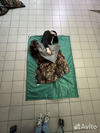 Плащ камуфляж защита от тепловизора. Термоодеяло