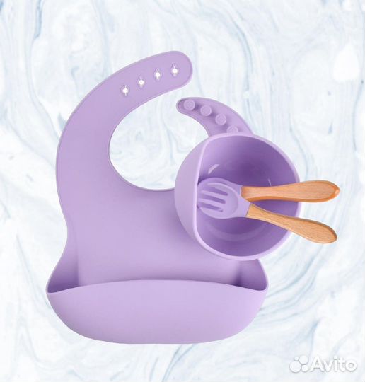 Наборы детской силиконовой посуды