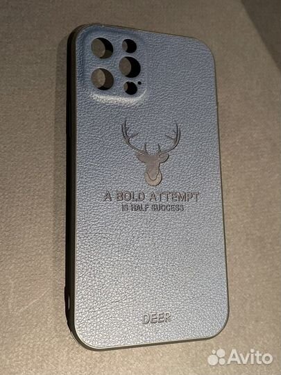 Чехол на iPhone 12 pro кожа