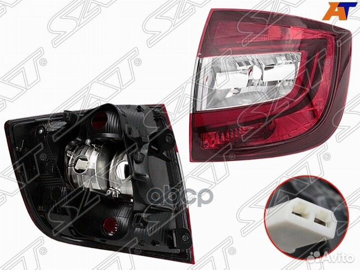 Фонарь задний Skoda Rapid 17-20 (Справа/ LED)