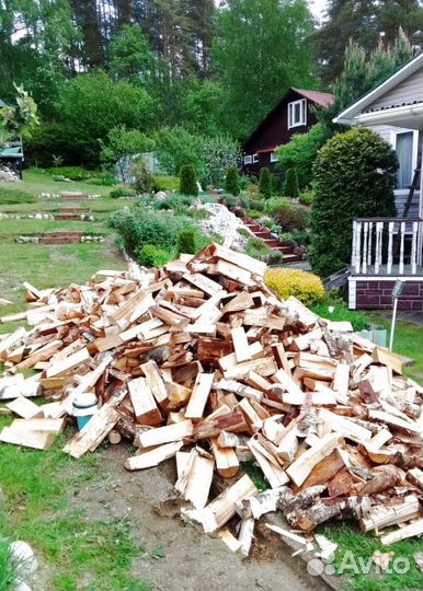Дрова Ольха любого объема навалом