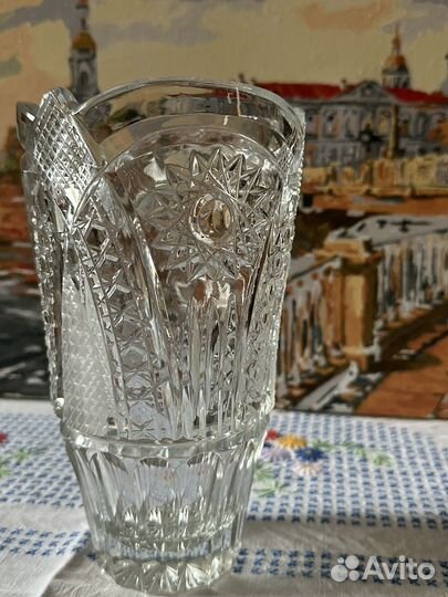 Хрустальная ваза