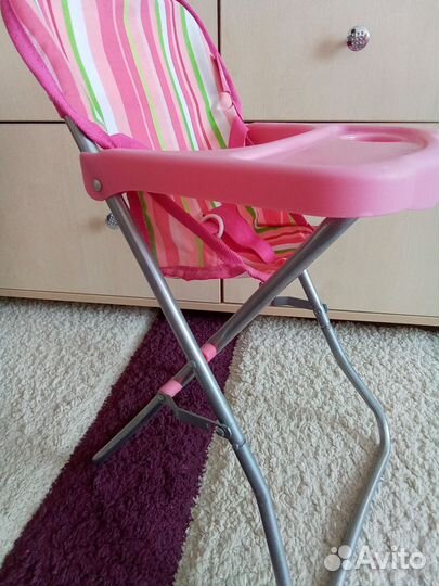 Стул для кормления игрушечный
