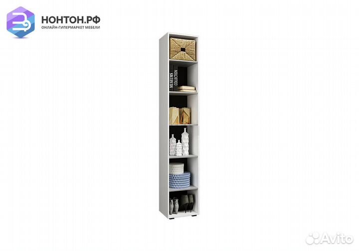 Пенал Нэнси NEW белый глянец