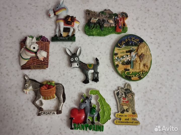 Коллекция ослов (магниты)