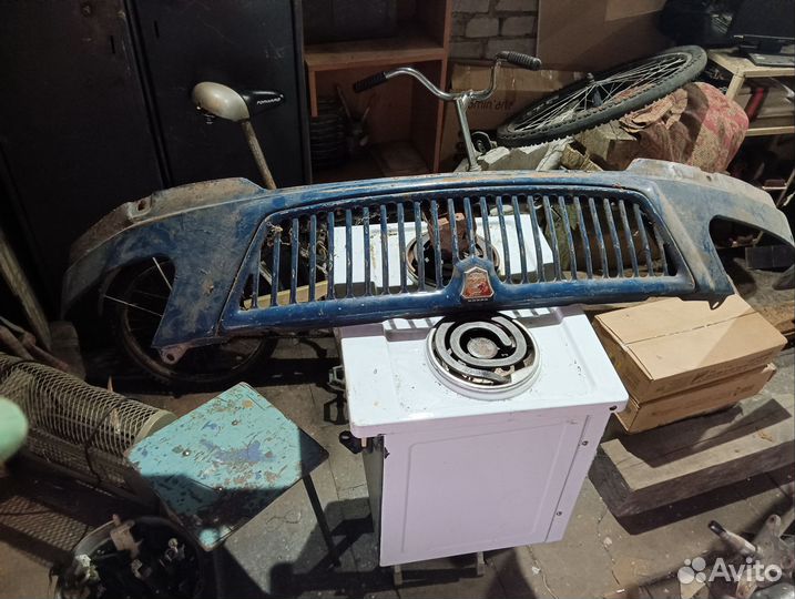 Решетка радиатора, бампер