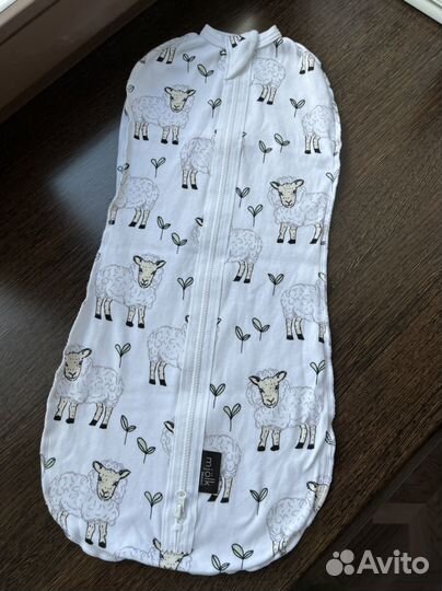 Пеленка-кокон mjolk овечки 3-6кг