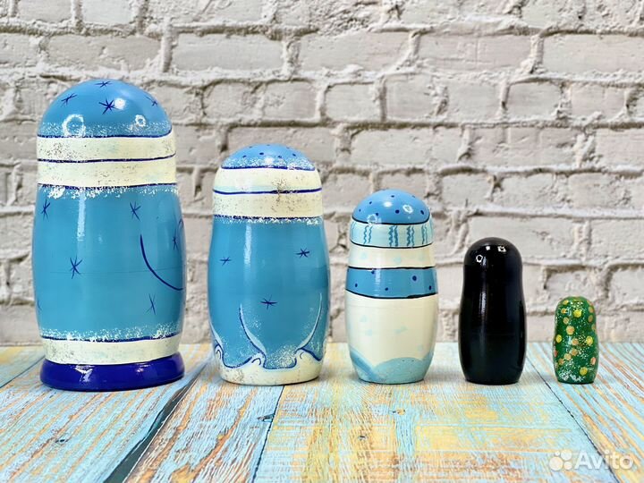 Новогодняя матрешка Дед Мороз