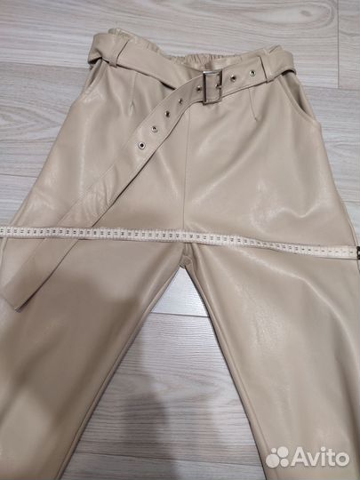 Брюки женские кожаные