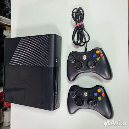 Xbox 360 E 500GB + 80 игр (фрибут)