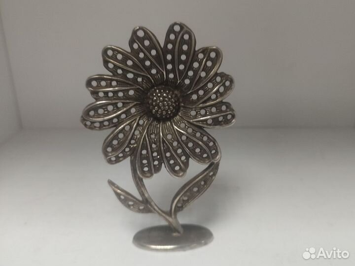 Цветок из металла коллекционный