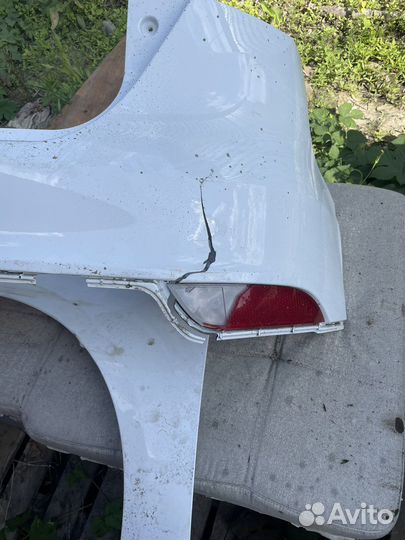 Задний бампер на ford focus 3 рестайлинг