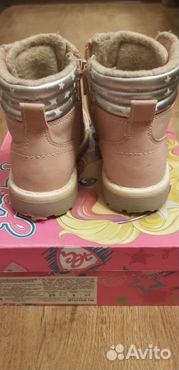 Ботинки для девочки 25р