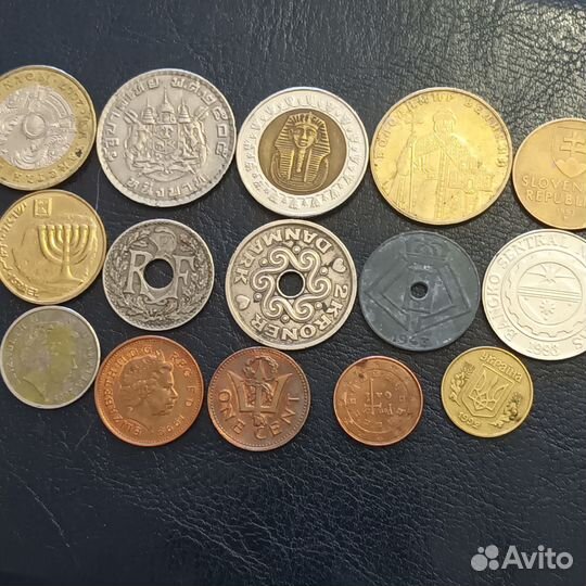 Набор иностранных монет