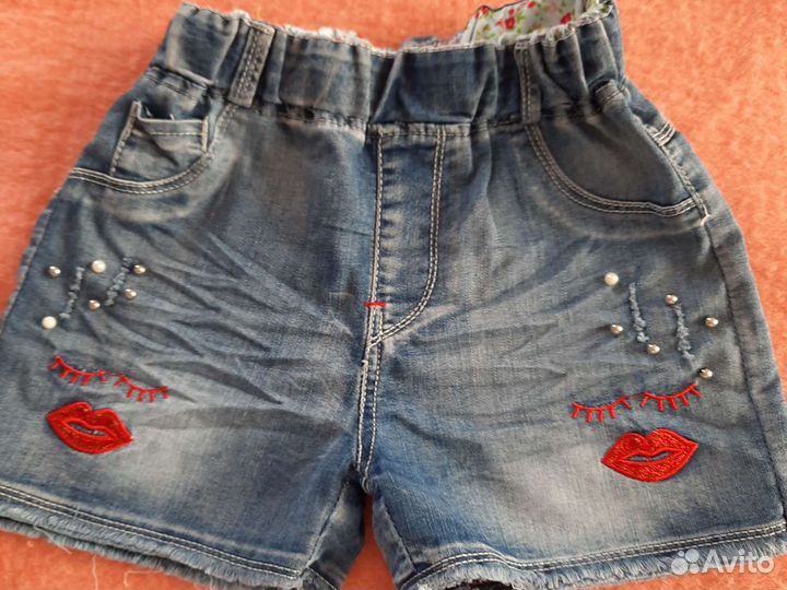 Джинсовые шорты для девочки