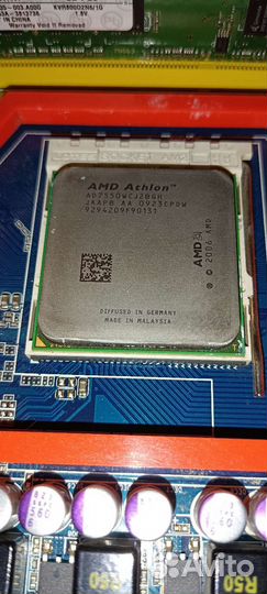 Материнская плата с процессором