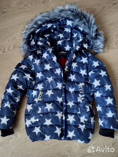 Зимняя куртка для девочки 5-6 лет
