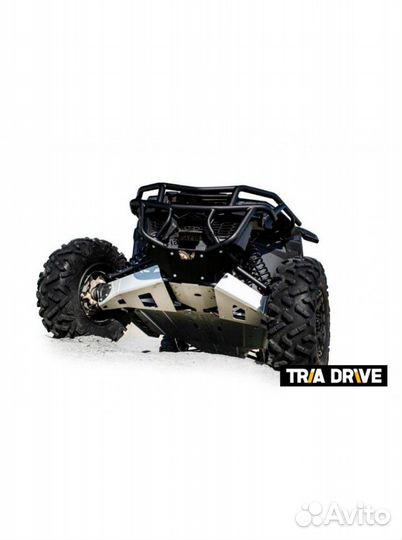 Защита передних рычагов Rival на BRP Maverick X3